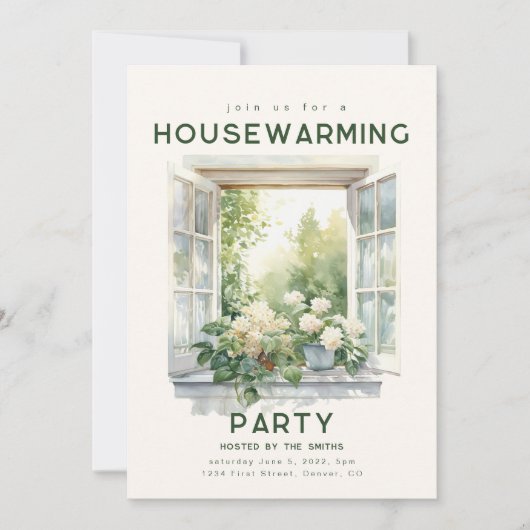 Invitation de la fête du printemps (Devant)