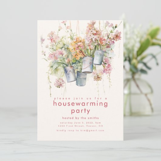 Invitation de la fête du printemps (Debout devant)