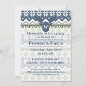 Invitation de la fête du pull d'hiver (Devant)