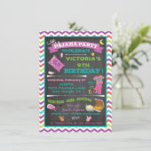 Invitation de la fête du pyjama (Debout devant)