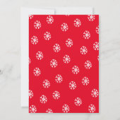 Invitation de la fête du pyjama de Noël (Dos)