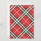 Invitation de la fête du Pyjama de Noël (Dos)