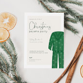 Invitation de la fête du pyjama de Noël | Fête de