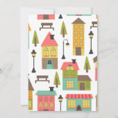 Invitation de la fête du réchauffement de la maiso (Dos)