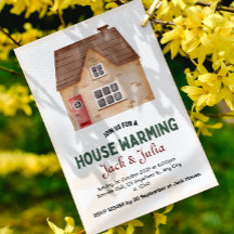 Invitation de la Fête du réchauffement de la maiso