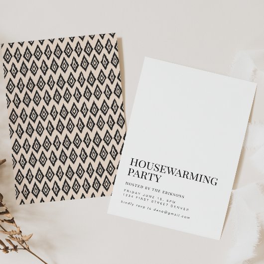 Invitation de la fête du réchauffement de la maiso