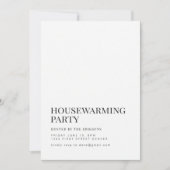 Invitation de la fête du réchauffement de la maiso (Devant)