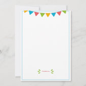 Invitation de la fête du réchauffement du foyer (Dos)