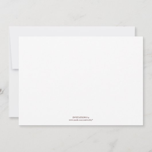 Invitation de la fête du réchauffement du foyer (Dos)