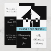 Invitation de la fête du réchauffement du foyer (Devant / Derrière)