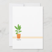 Invitation de la fête du réchauffement du foyer (Dos)