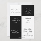 Invitation de la fête du réchauffement du foyer (Dos)