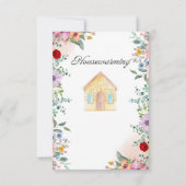 Invitation de la fête du réchauffement du foyer, N (Dos)