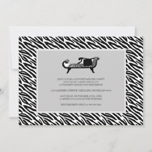 Invitation de la fête du réchauffement du foyer {Z