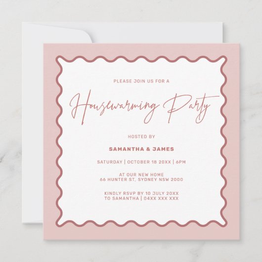 Invitation de la Fête du réchauffement ménager à l (Devant)