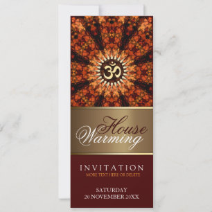 Invitation de la fête du réveil de la maison Aum S