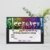 invitation de la fête du sommeil (Debout devant)