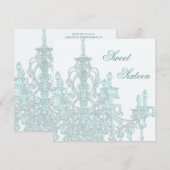 Invitation de la fête du Sweet sixteen du lustre t (Devant / Derrière)