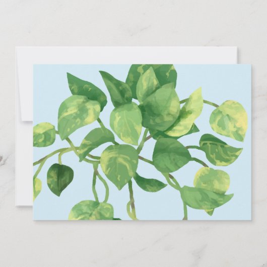 Invitation de la fête du Terrarium (Dos)