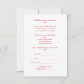 Invitation de la fête du thé (Dos)