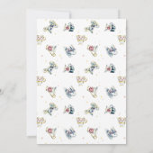 Invitation de la fête du thé à base de plantes de  (Dos)