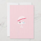 Invitation de la fête du thé d'anniversaire afro-a (Dos)