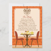 Invitation de la fête du thé d'automne (Devant)