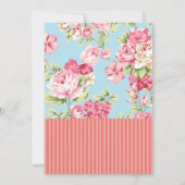 Invitation de la fête du thé de la marée (Dos)