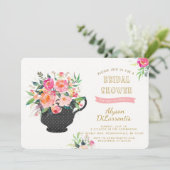 Invitation de la fête du thé douche nuptiale (Debout devant)