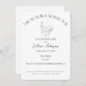 Invitation de la fête du thé douche nuptiale (Devant / Derrière)