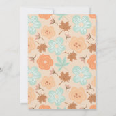 Invitation de la fête du thé douche nuptiale (Dos)