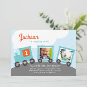 Invitation de la fête du Train de photos (Debout devant)