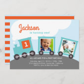 Invitation de la fête du Train de photos (Devant / Derrière)