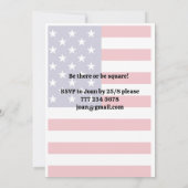 Invitation de la Fête du Travail au barbecue (modi (Dos)