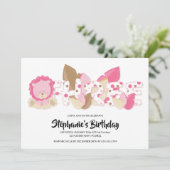 Invitation de la fête du troisième anniversaire du (Debout devant)