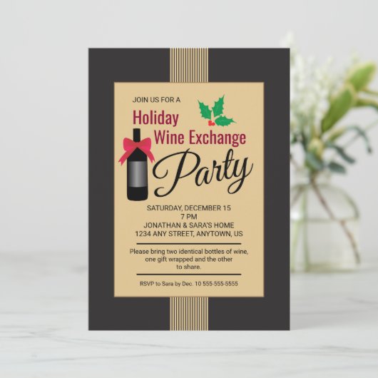 Invitation de la Fête du Vin (Debout devant)