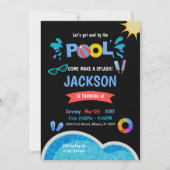 Invitation de la Fête Eau Été (Devant)