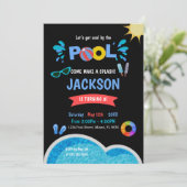 Invitation de la Fête Eau Été (Debout devant)