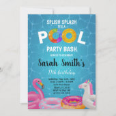 Invitation de la fête Eté pour Enfants (Devant)