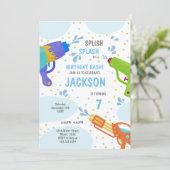 Invitation de la fête Eté pour Enfants (Debout devant)