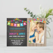 Invitation de la fête Fiesta Engagement (Debout devant)