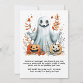 Invitation de la fête Ghoost HALLOWEEN (Dos)