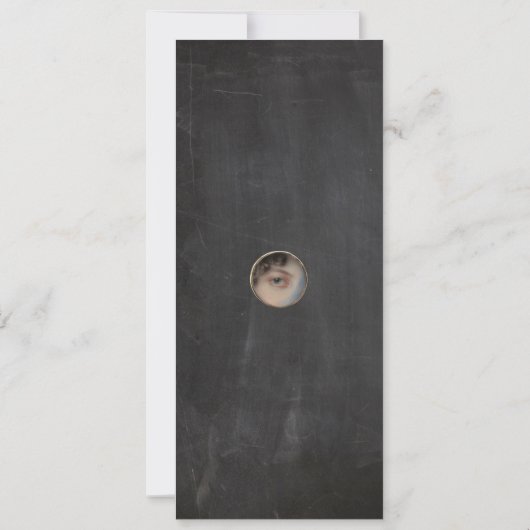 Invitation de la fête gothique du Corbeau d'Hallow (Dos)