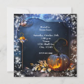 Invitation de la fête magique du Citrouille Éffray (Dos)