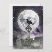 Invitation de la fête mascarade d'Halloween adulte (Dos)