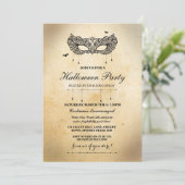 Invitation de la fête mascarade du Masque gothique (Debout devant)