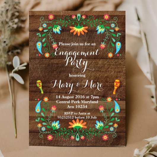 Invitation de la Fête mexicaine