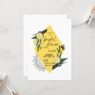 Invitation de la fête nuptiale - Jaune 