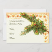 Invitation de la fête Orange Blossoms (Dos)