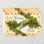 Invitation de la fête Orange Blossoms (Devant / Derrière)